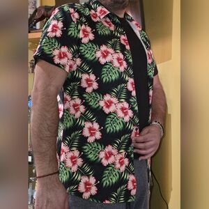 Shein Tropical Floral Men's Shirt